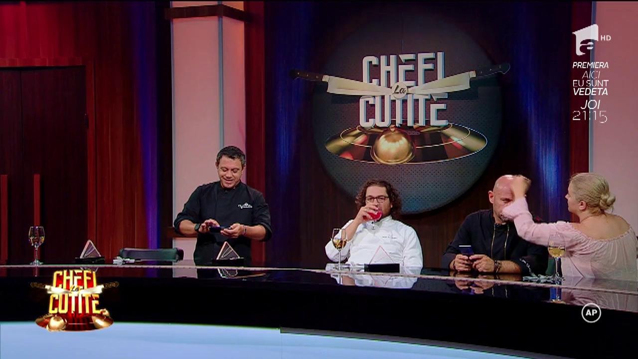 Chelia lui chef Scărlătescu, greu de întreținut!. Chef Bontea ”Ăsta este singurul lui fir de păr și i l-a dat cu fixativ!”