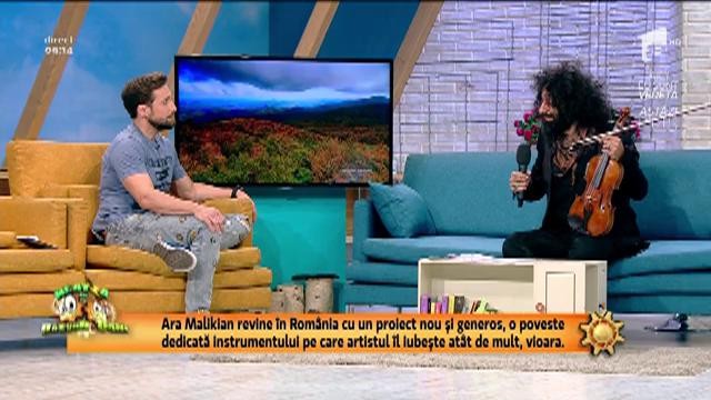 Celebrul violonist Ara Malikian, concert &icirc;n București: &rdquo;Muzica este cel mai bun masaj pentru creier!&rdquo;