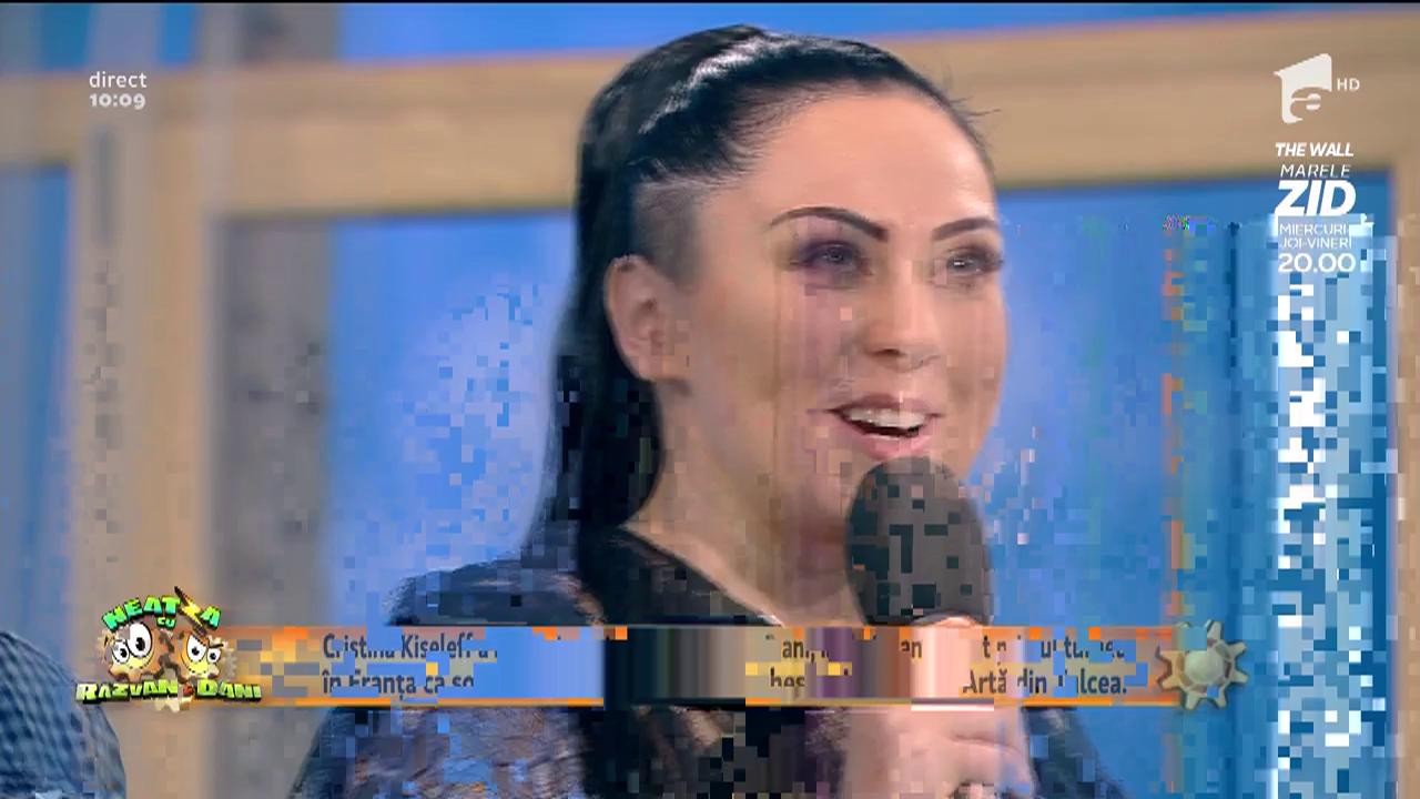 Cristina Kiseleff, apariţie incendiară la &bdquo;Neatza&rdquo;!