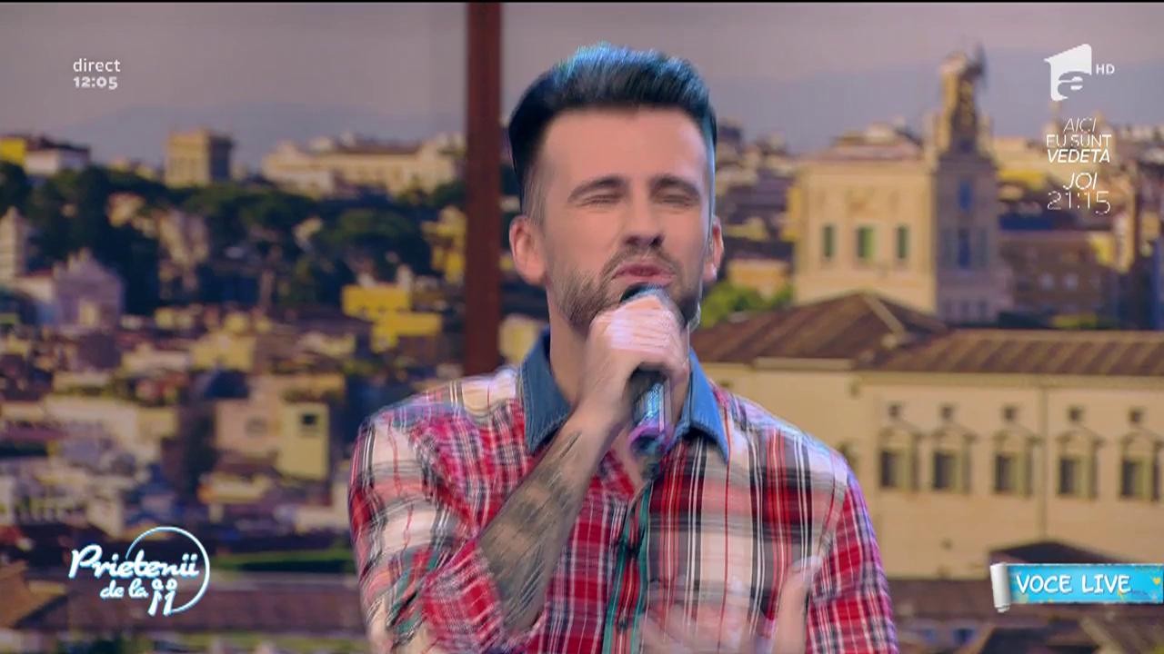 Florin Ristei a răspuns unei noi provocări muzicale! A interpretat LIVE piesa "The Great pretender" de la Queen