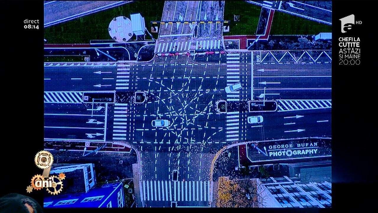 Smiley News: Intersecția din Timișoara, de ne&icirc;nțeles. Tu știi ce reprezintă marcajele rutiere din video?