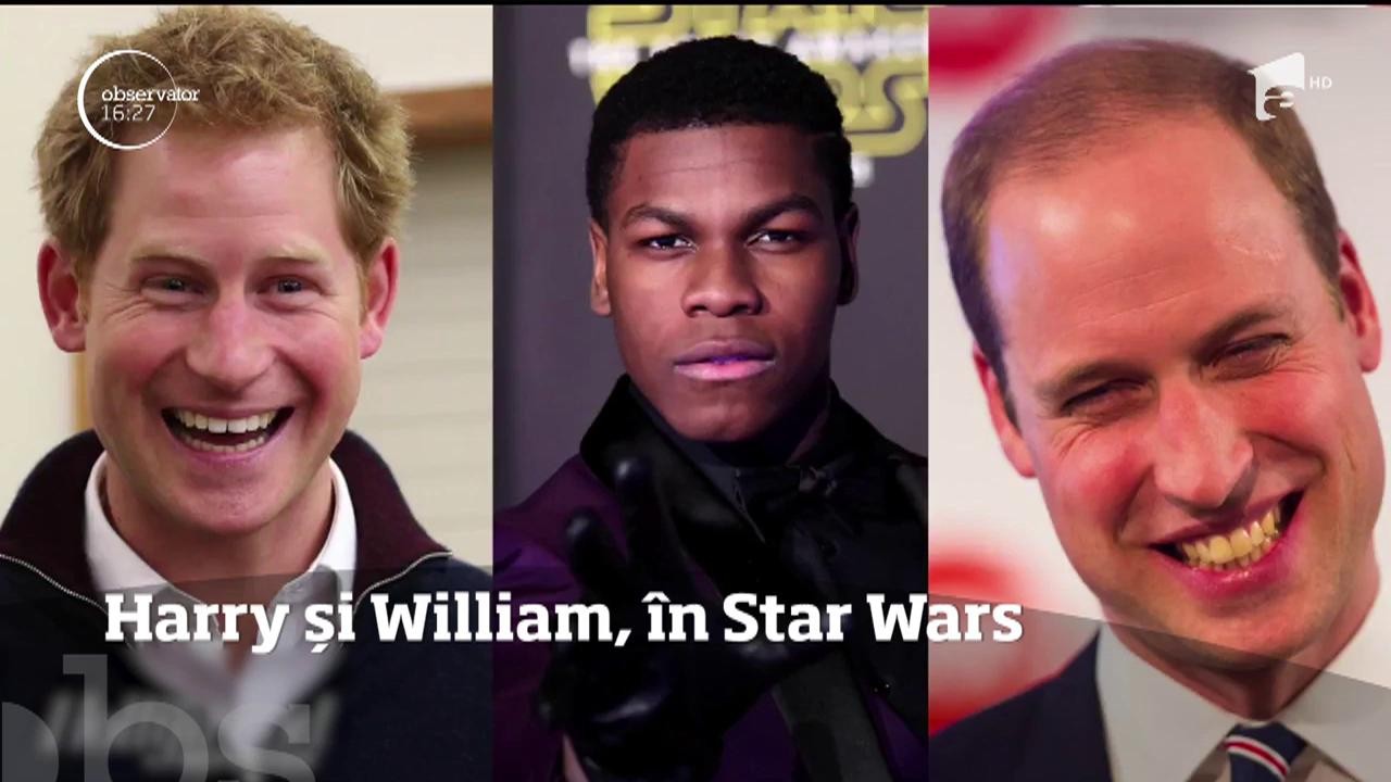 Prinţii Harry şi William ai Marii Britanii vor juca în Războiul Stelelor!