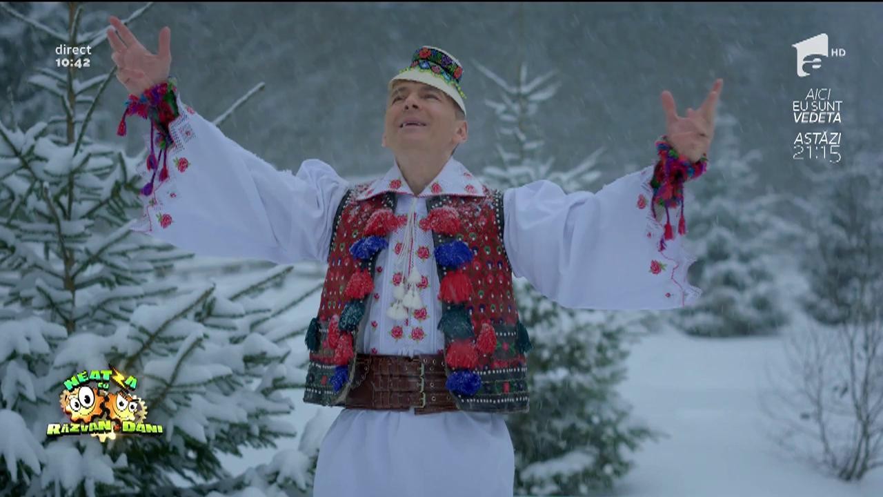 Se simte mirosul Crăciunului! Radu Ille a lansat în premieră la Neatza colinda „Când eram pruncuți acasă"