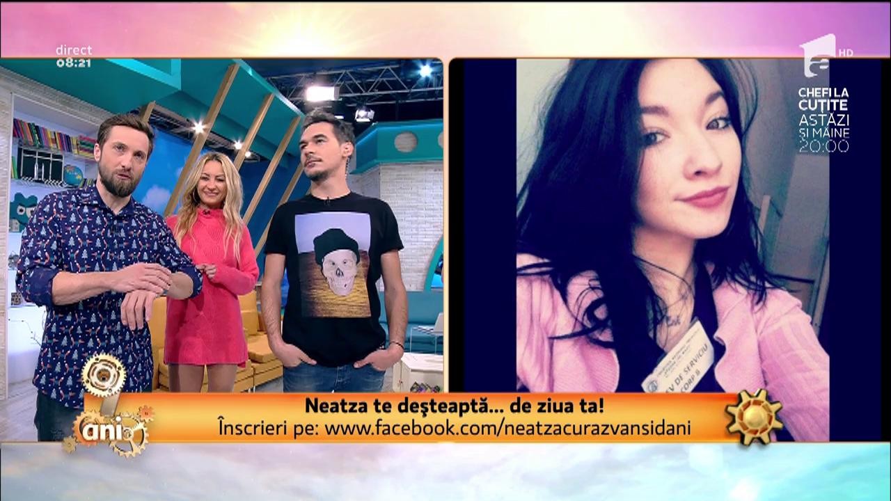 Neatza te... deşteaptă! Sărbătorita zilei este Andreea