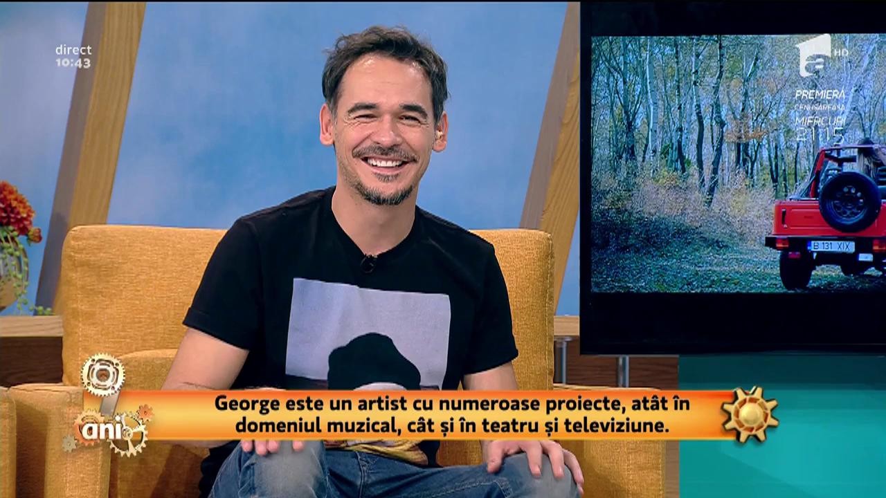 George, un tătic fericit: "David este un copil serios, r&acirc;de doar la glume foarte bune"