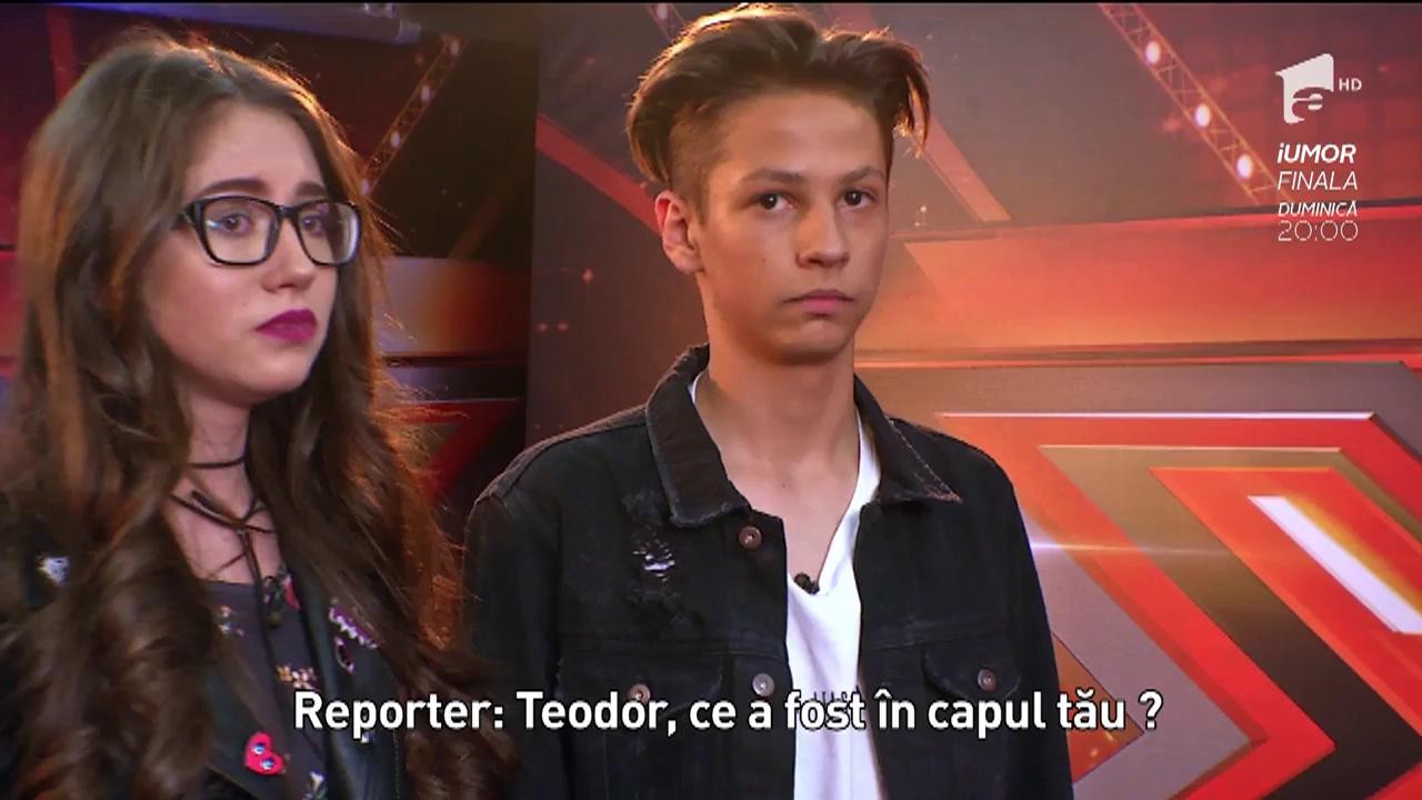 Şoc pe scena X Factor! "Tu vrei să rămâi în acest concurs?" Teodor: "Îmi este indiferent"