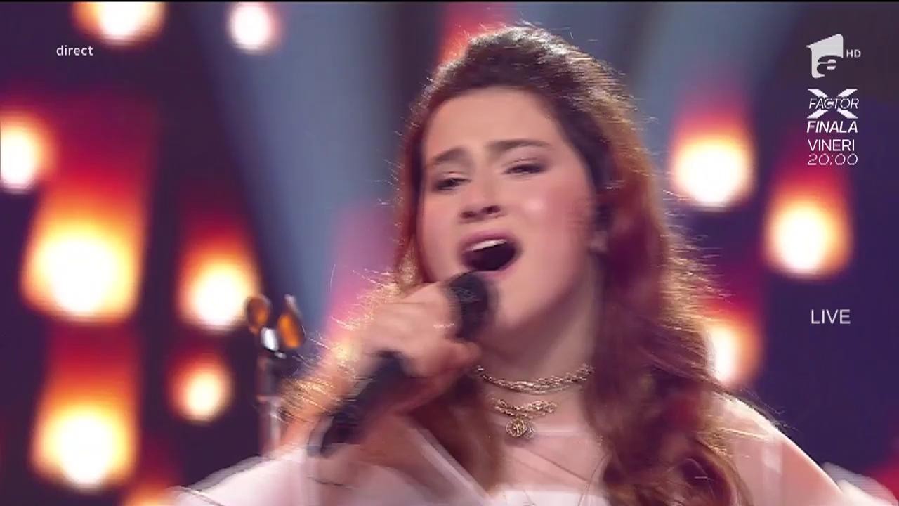 Teodora Sava cântă la X Factor piesa lui Beyonce - "Listen"