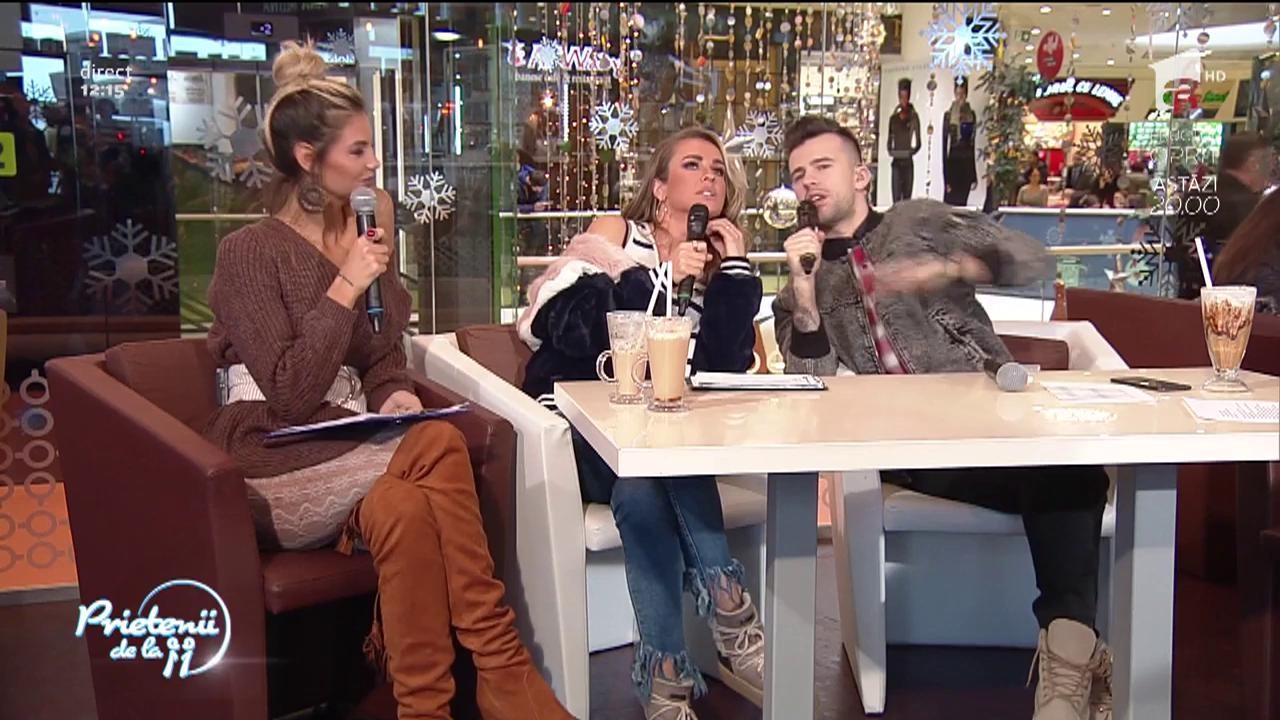 Discuţie care lasă loc interpretărilor. Diana Munteanu: &rdquo;Marea mă vindecă de orice!&rdquo;. Ristei: &rdquo;Te duci să vezi cum se izbesc pupăturile de tine?&rdquo;