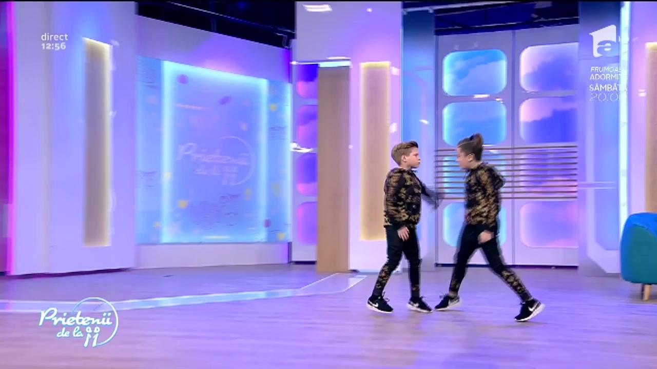 Copiii de la 2 kids, dans de excepţie pe ritmuri de hip-hop