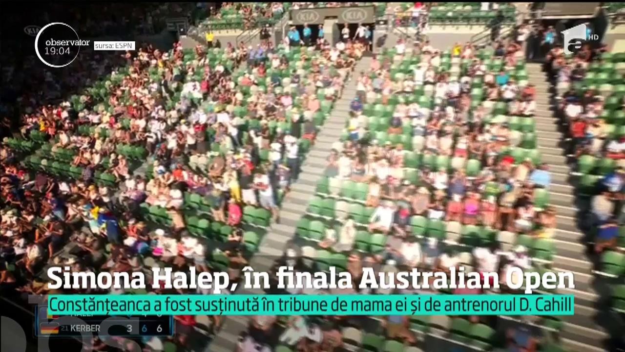 Simona Halep e la un meci de prim trofeu de Grand Slam! Se luptă să-şi păstreze locul 1, după o semifinală dramatică la Autralian Open