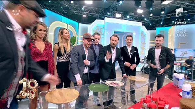 NEATZA LA 10 ANI! Florin Ristei, Horia Brenciu, Jeremy Ragsdale şi Cătălin Oprişan s-au &icirc;ntrecut &icirc;ntr-un concurs de făcut torturi!