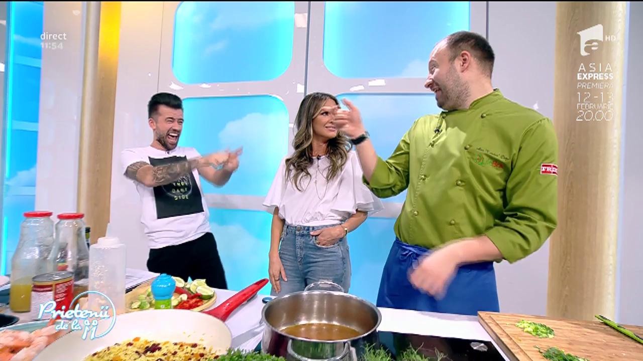 Alex C&acirc;rțu gătește: "Antricot de vită cu bulgur și varză de Bruxelles"