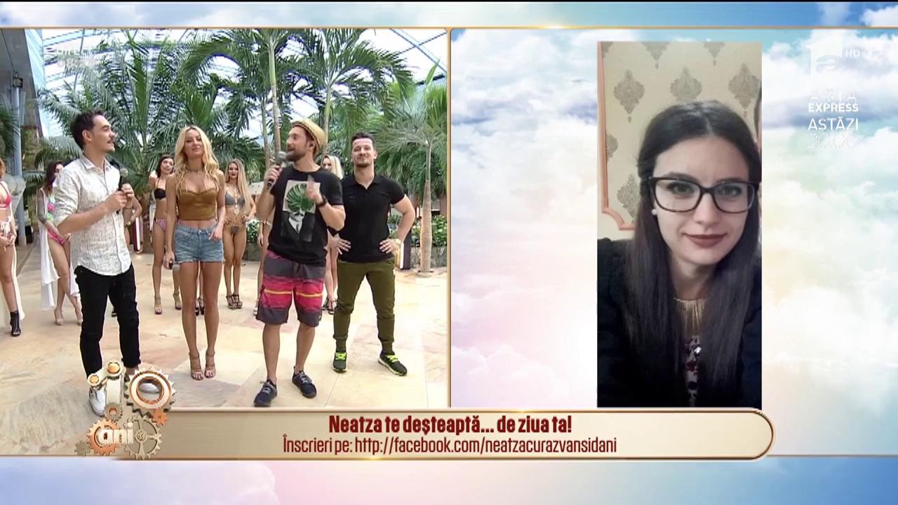 Neatza te deşteaptă... de ziua ta! La mulți ani, Roxana!