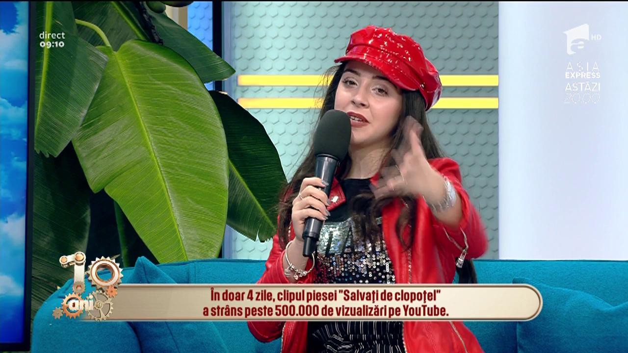 In doar patru zile, clipul piesei "Salvați de clopoțel" a str&acirc;ns peste 500 de mii de vizualizări pe Youtube