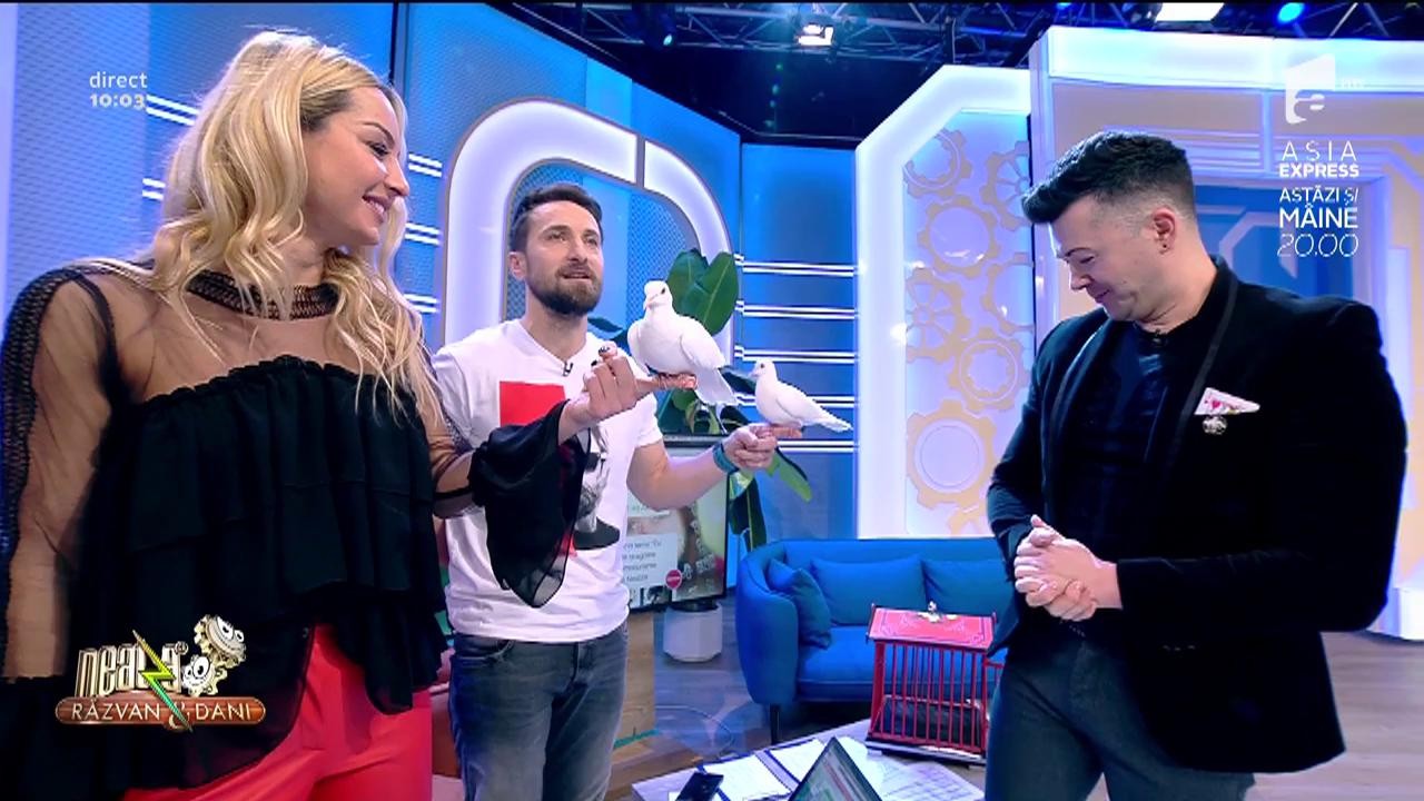Magicianul Lorenzo Cristian, magie de nuntă! Dani Oțil (mirele) și Flavia Mihăşan (mireasă)