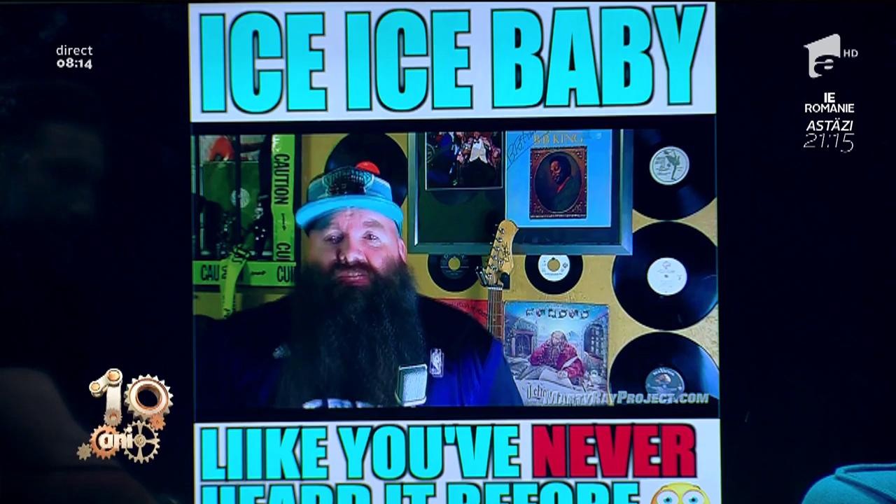 Smiley News. "Ice Ice Baby ", aşa cum nu l-aţi mai auzit!
