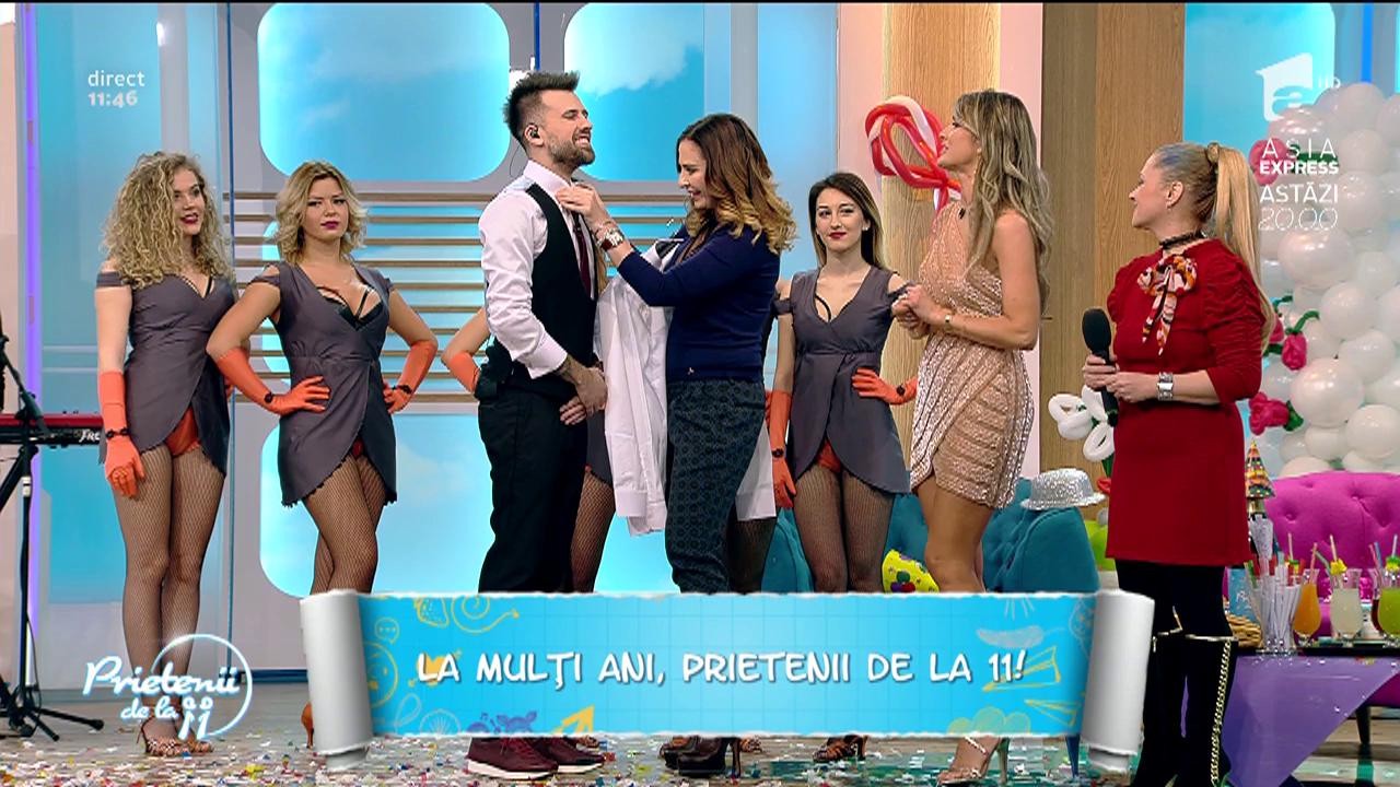 La un an de emisiune, Florin Ristei și Diana Munteanu primesc urări din partea Adinei Buzatu și Marianei Cojocaru