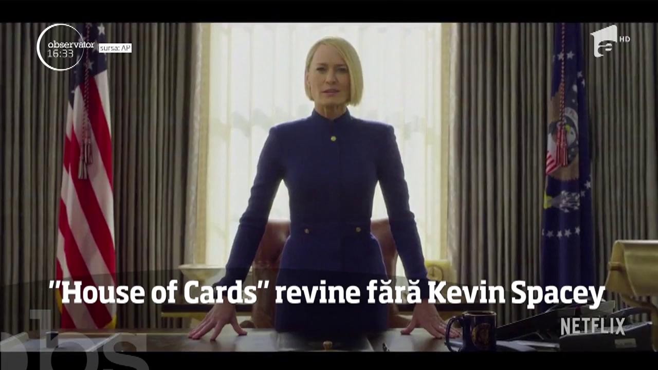 Vești bune pentru fani! "House of Cards" revine pe micile ecrane cu cel de-al şaselea, şi ultimul, sezon. Kevin Spacey, eliminat din distribuție!