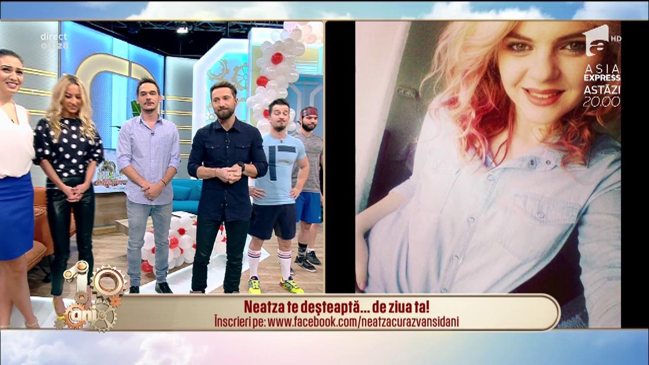 Neatza te deşteaptă... de ziua ta! La mulți ani, Corina!