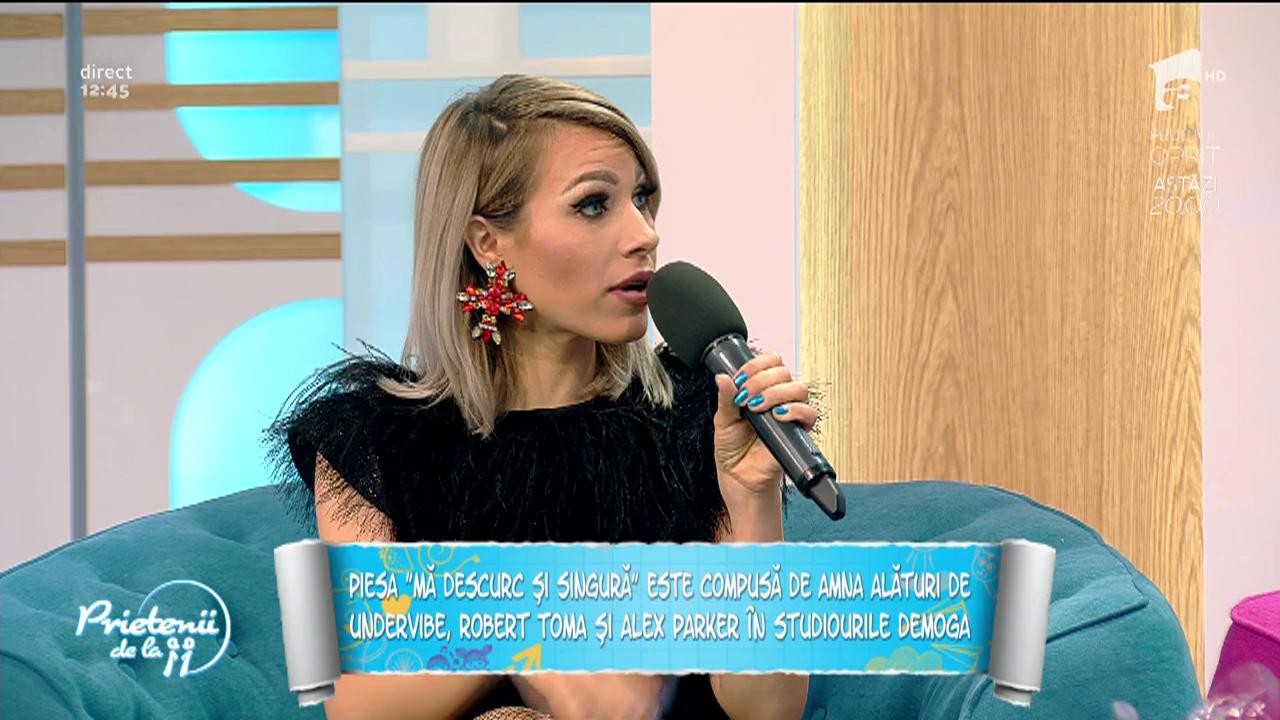 Amna despre piesa sa "Mă descurc și singură": Am vrut să o dedic femeilor care nu trec prin cea mai bună perioadă a lor"
