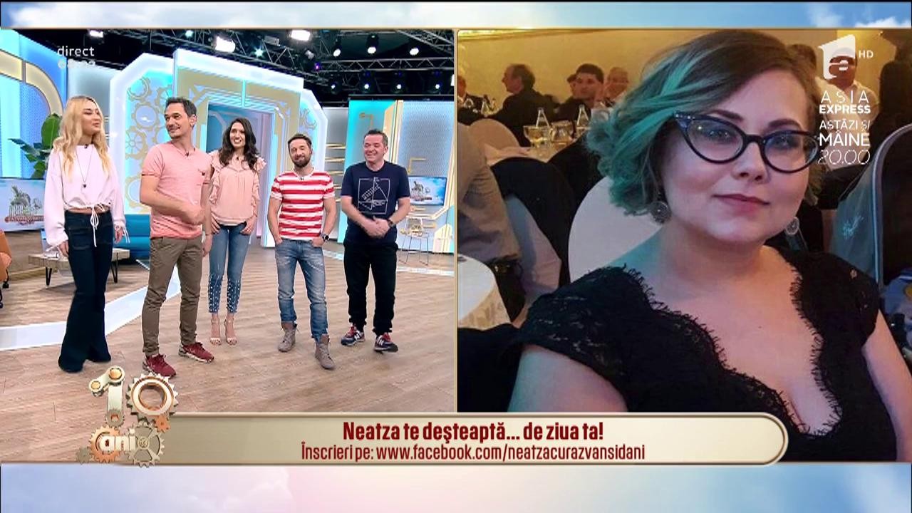 Neatza te deşteaptă... de ziua ta! La mulți ani, Oana!
