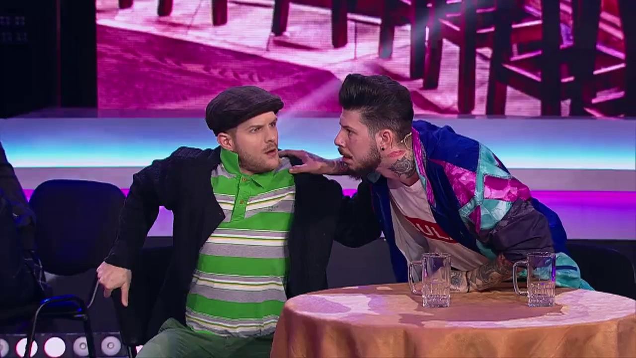 &rdquo;Băi, Bulă, nevastă-ta ne &icirc;nșeală!&rdquo; Bulă și Ștrulă, dans cum nu s-a mai văzut alături de Baletul Furnica