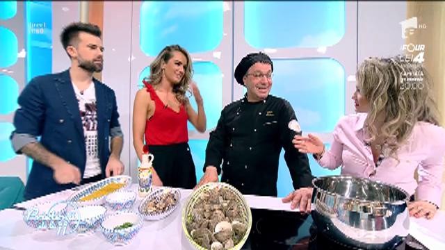 Domenico Bellantoni gătește "Spaghetti cu tartuffo de mare"