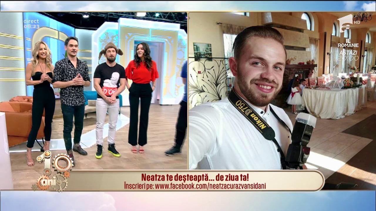 Neatza te deşteaptă... de ziua ta! La mulți ani, Ionuț!