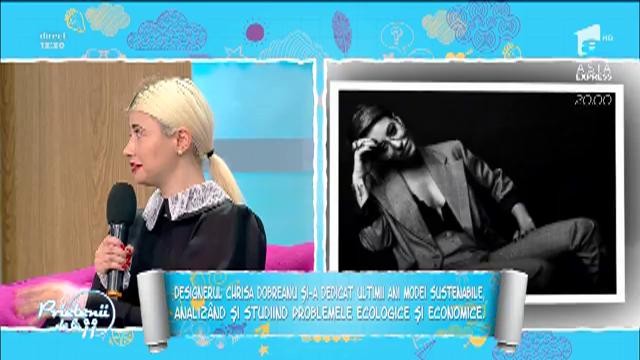 "Stil de succes" cu Ellida Toma. Cea mai nouă colecţie vestimentară semnată de Chrisa Dobreanu