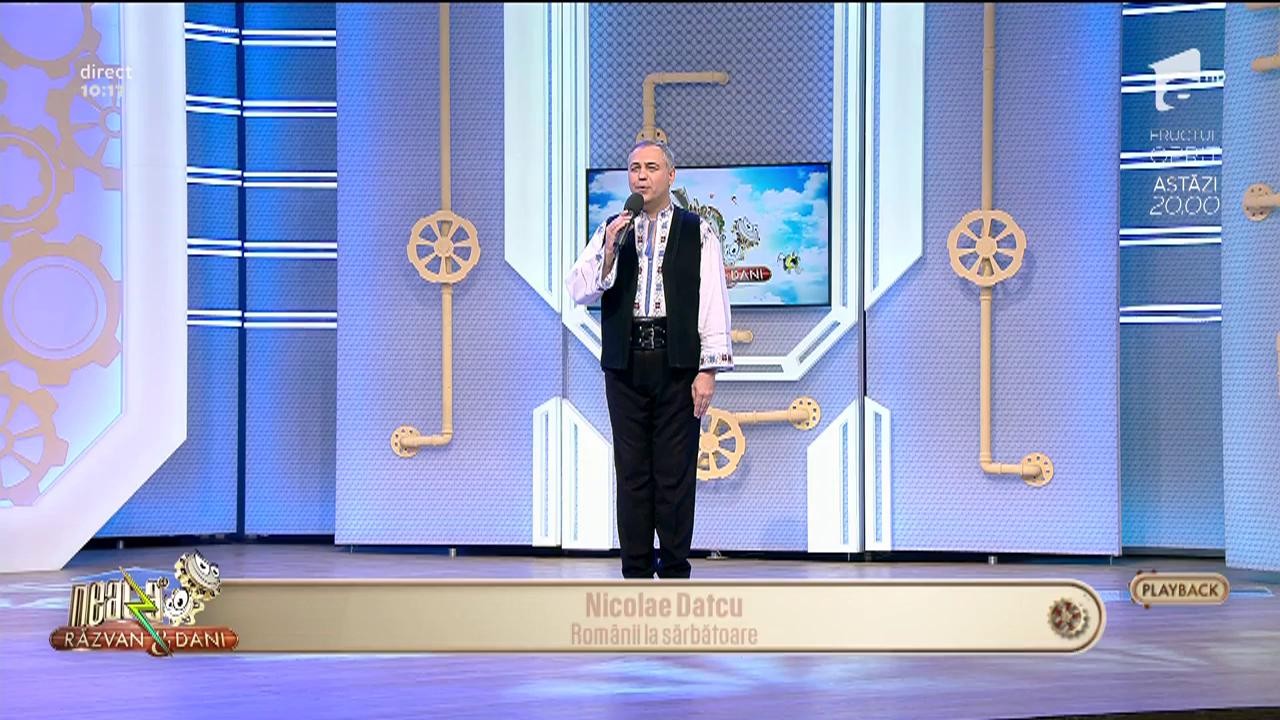 Nicolae Datcu c&acirc;ntă, la Neatza, melodia "Rom&acirc;nii la sărbătoare"