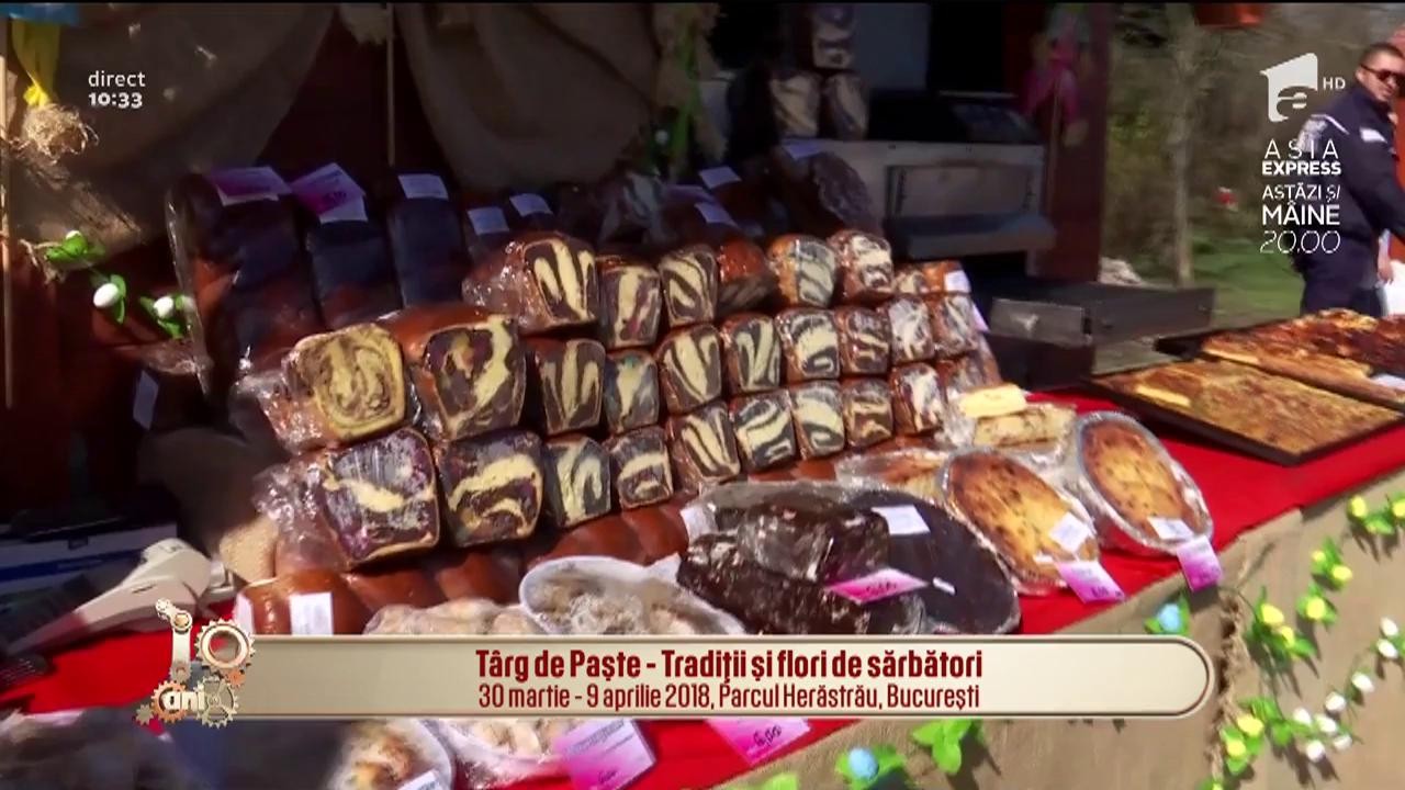 Bunătăți ca la mama acasă, la t&acirc;rgul "Tradiţii şi flori de sărbători" din Parcul Herăstrău