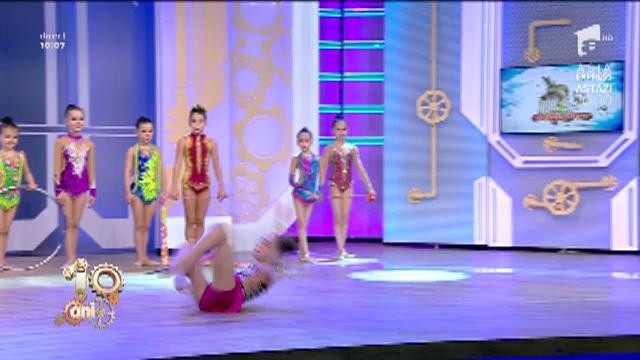 Sunt mici, dar au visuri mari! Gimnastică ritmică demonstrativă, &icirc;n platoul de la Neatza