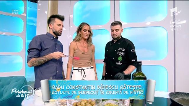 Radu Constantin Bădescu gătește "Cotlete de berbecuț &icirc;n crustă de fistic"