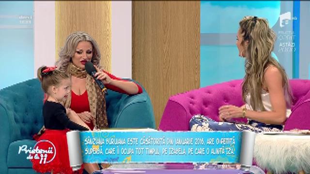 S&acirc;nziana Buruiană, cea mai fericită mămică: "O duc pe Izabela peste tot"