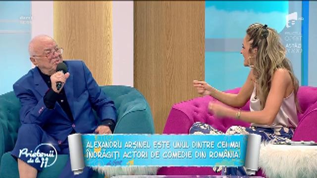 Alexandru Arșinel către Florin Ristei: "Mi-ar face plăcere să avem o colaborare la teatru"
