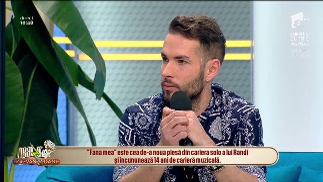 Randi a lansat melodia &rdquo;Fana mea&rdquo;: &rdquo;Versurile au fost inspirate din niște comentarii de YouTube&rdquo;