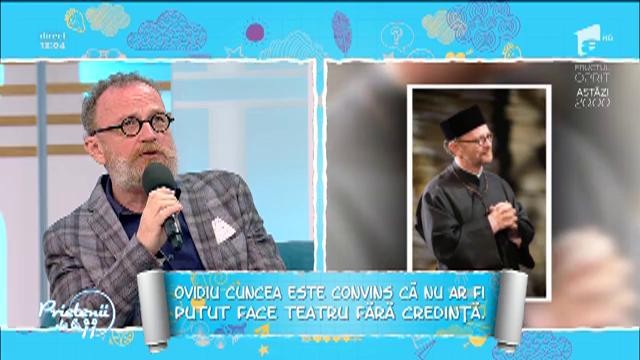 Actorul Ovidiu Cuncea, despre latura sa religioasă: "Nu mă g&acirc;ndeam niciodată că o să fiu diacon"