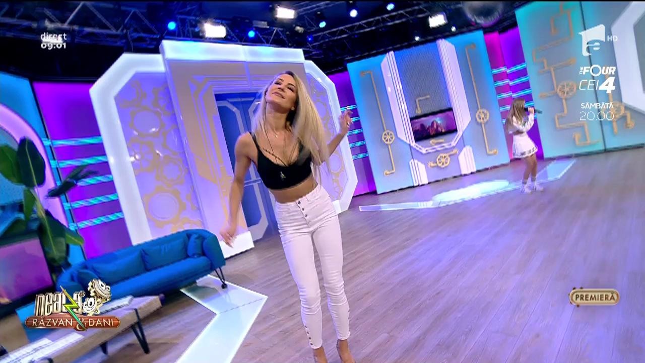 Iuliana Beregoi c&acirc;ntă, la Neatza, melodia "Kontrol"