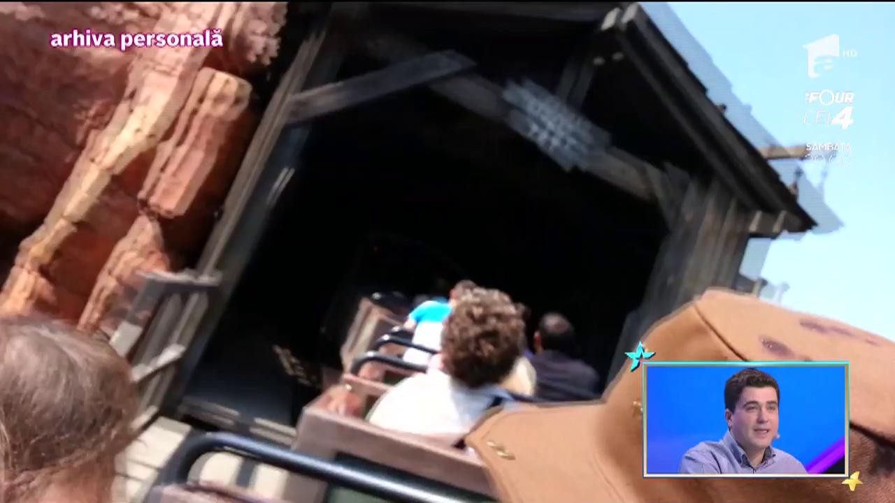 Cum a reacţionat Gelu Voicu în prima cursă cu caruselul la Disneyland?