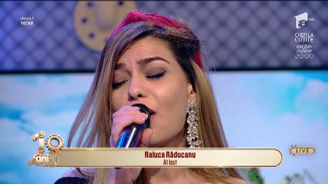 Raluca Răducanu c&acirc;ntă, LIVE, melodia "At Last"