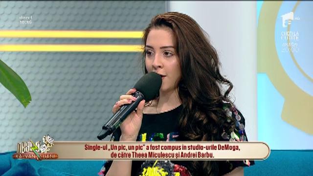 Bibi c&acirc;ntă, la Neatza, melodia "Un pic, un pic"