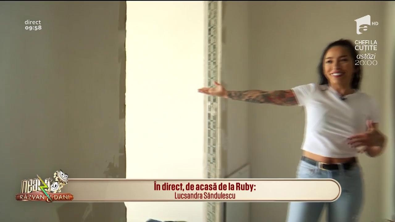 Și-a transformat casa &icirc;n șantier. Ruby &icirc;și zidește singură și dăr&acirc;mă pereți cu piciorul!