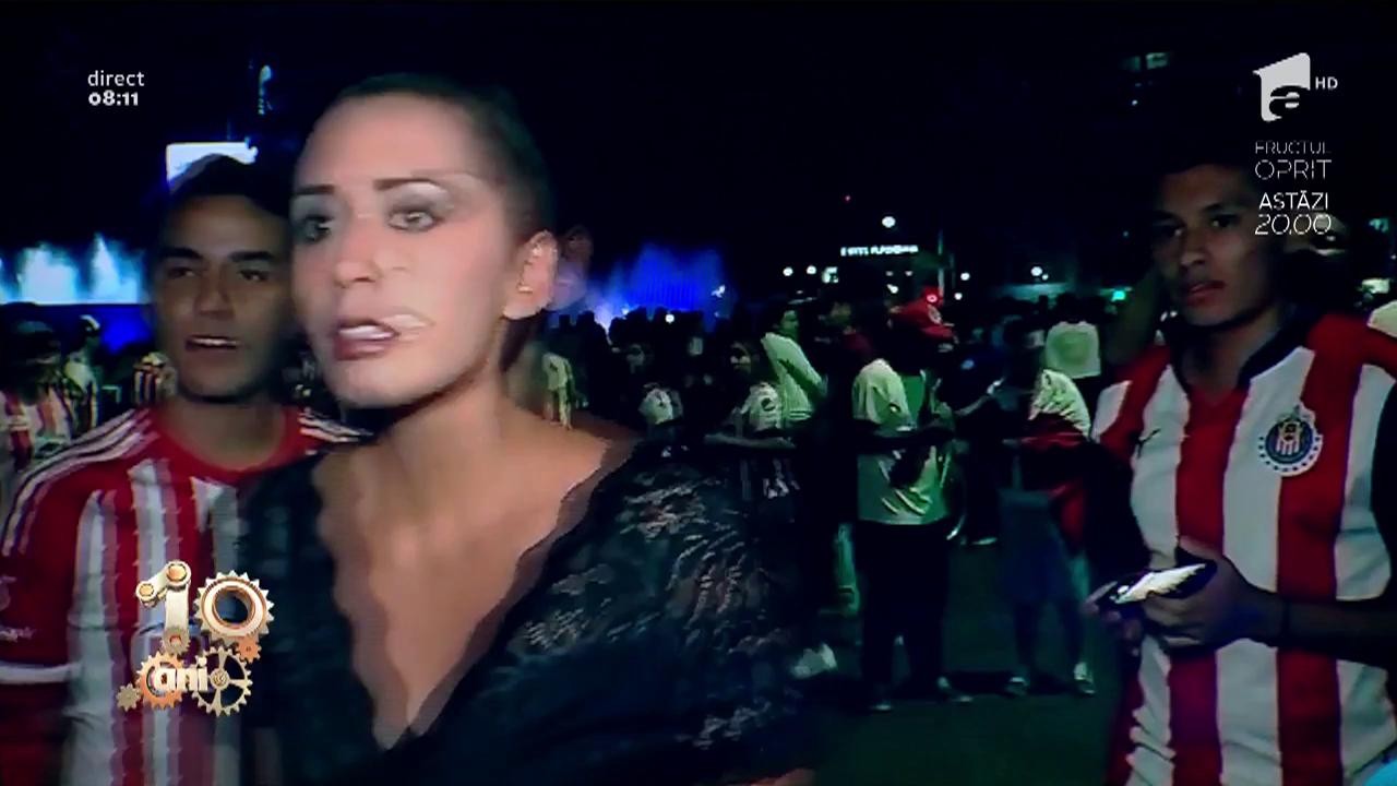 Smiley News. O reporteriță sportivă a bătut, &icirc;n direct, un huligan