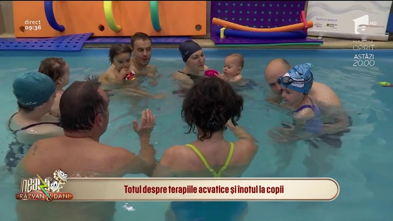 Terapiile acvatice și &icirc;notul la copii