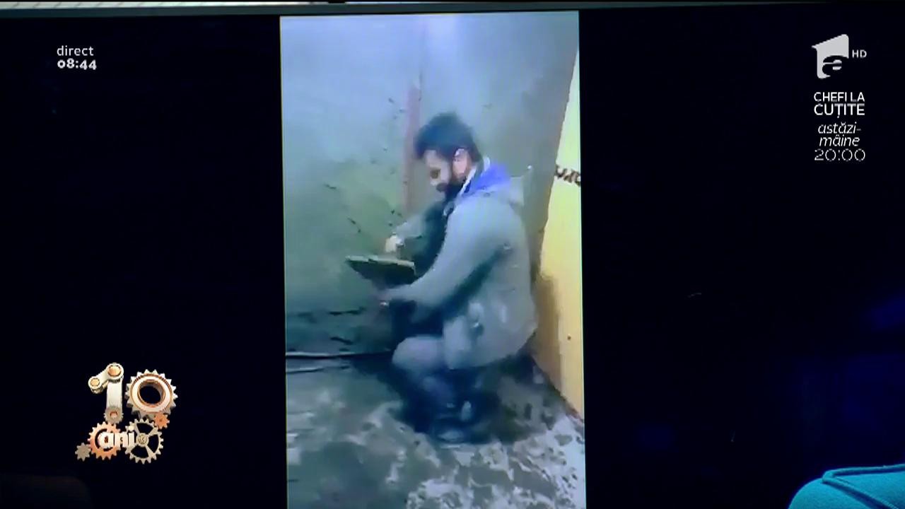 Smiley News. Zugravul care dă glet și dansează, &icirc;n același timp!