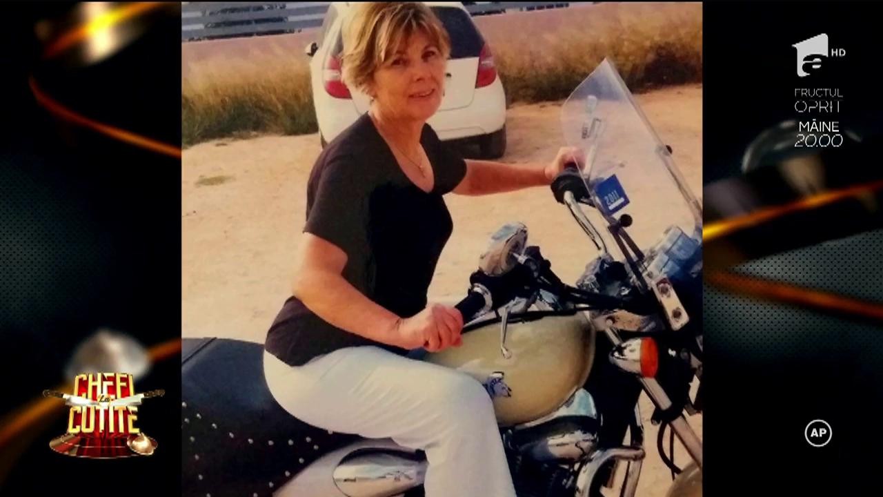 Doamna Rodica a luat și cuțitul, dar a cucerit și un motociclist! „Dacă știi să salți pe motor putem face o...”