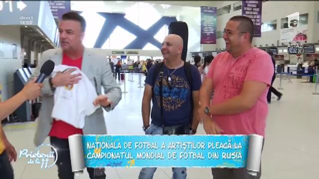 Naționala de Fotbal a Artiștilor pleacă la Campionatul Mondial de Fotbal din Rusia
