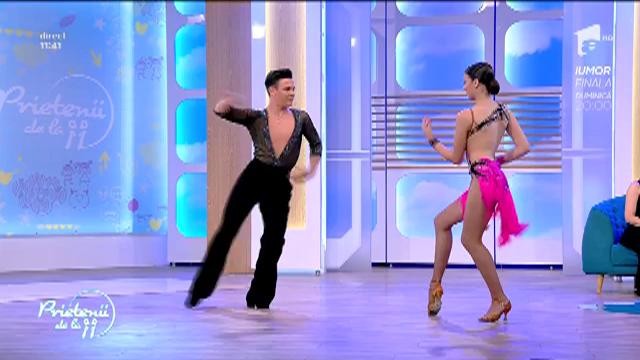 Valentin și Alexandra, dans spectaculos la Prietenii de la 11