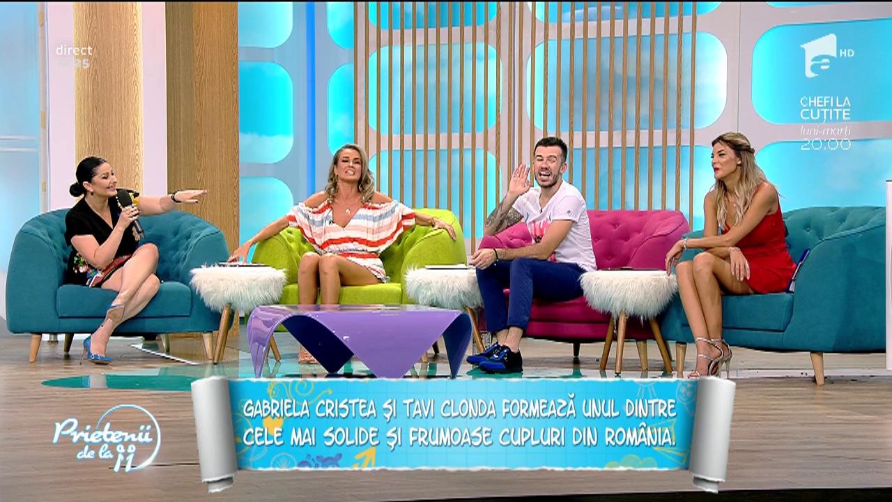 Gabriela Cristea și Tavi Clonda, 3 ani de c&acirc;nd s-au căsătorit. Prezentatoarea vorbește despre soțul ei