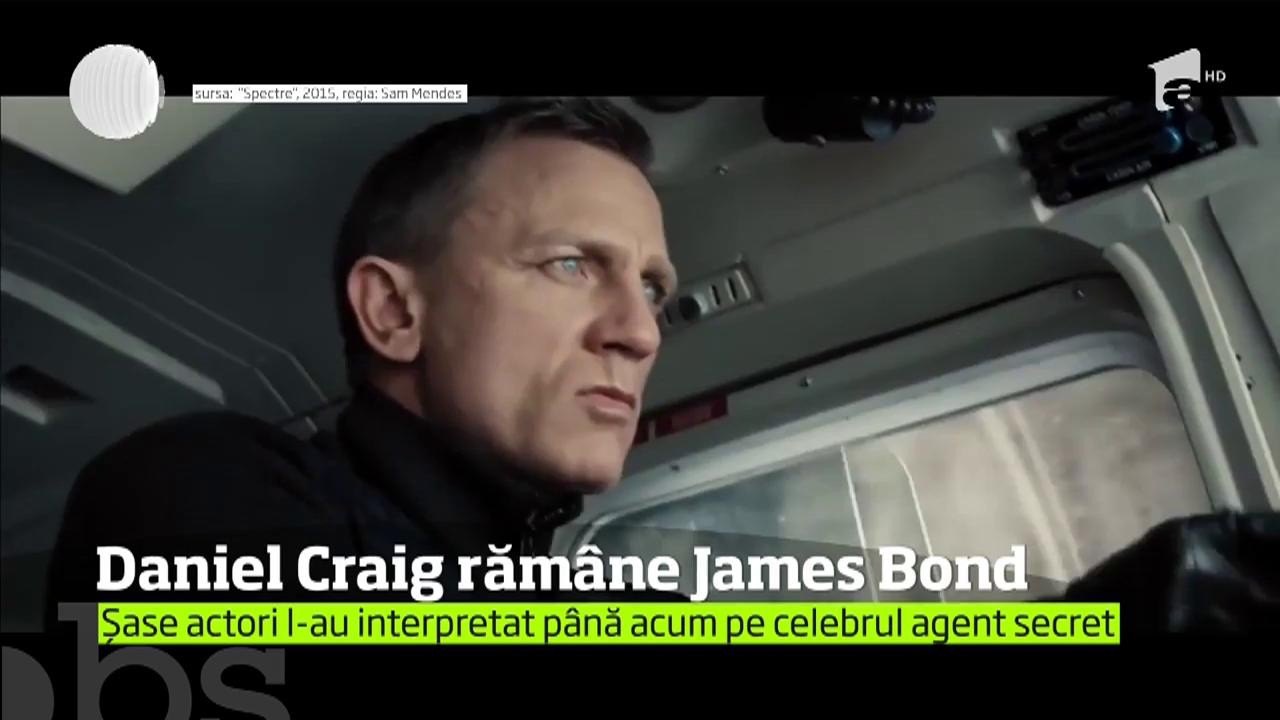 Daniel Craig se va întoarce pentru a cincea oară în rolul James Bond